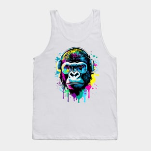 DJ Gorilla - Gorilla with Headphones Tank Top